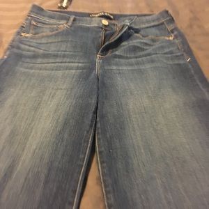 Express Crop Wide Leg Jeans